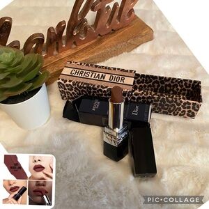 ✨🆕✨New Bundle!!!Dior”Rough Dior”Full Size Lipstick and Case